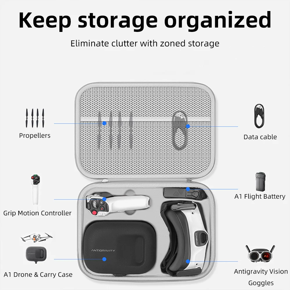 Storage Bag Case PU Leather Dr - огляд і ціна Drone Hard Shell Case