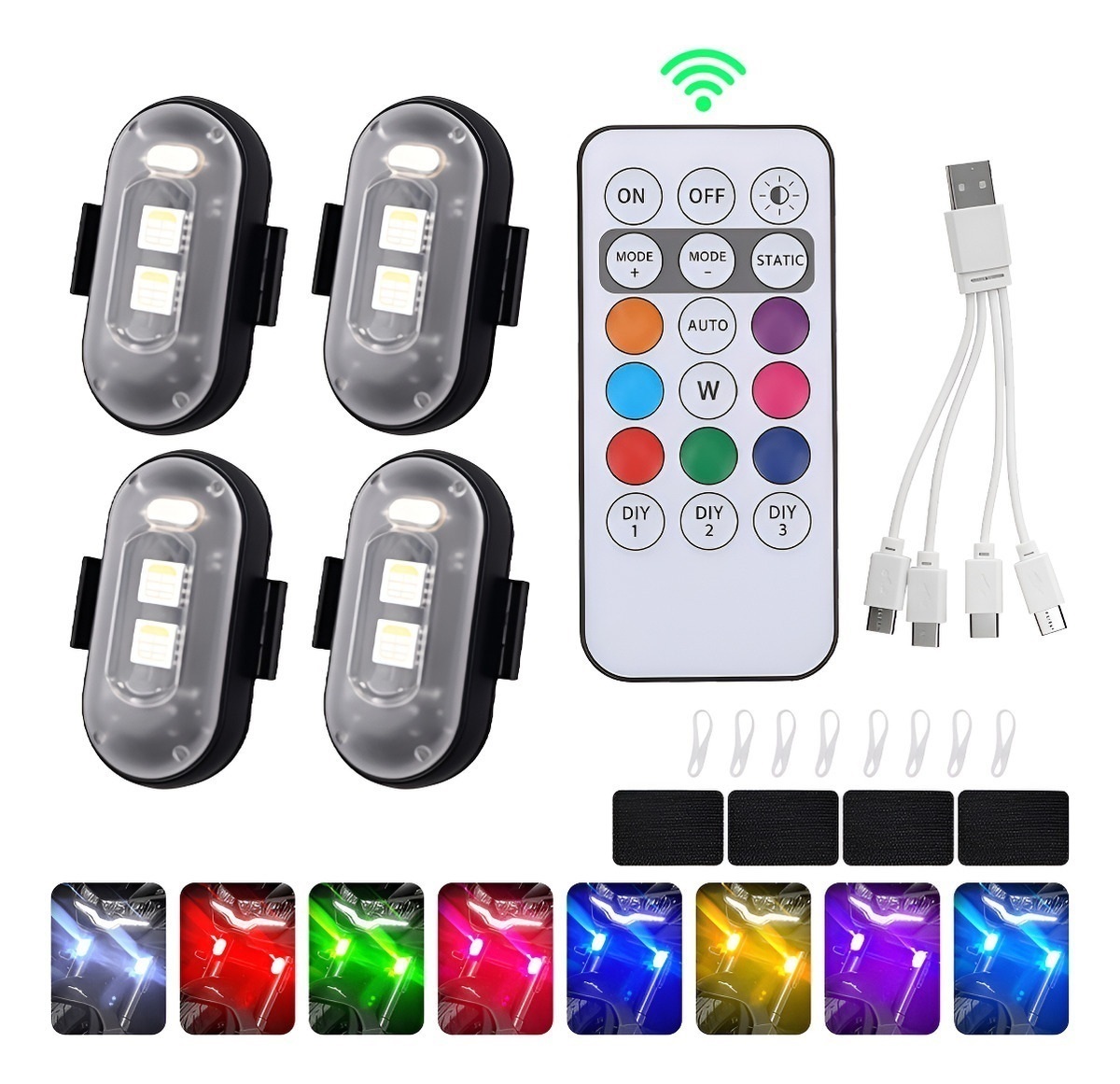 4 Pcs Led Strobe Lights with R - огляд і ціна Drone Strobe Light