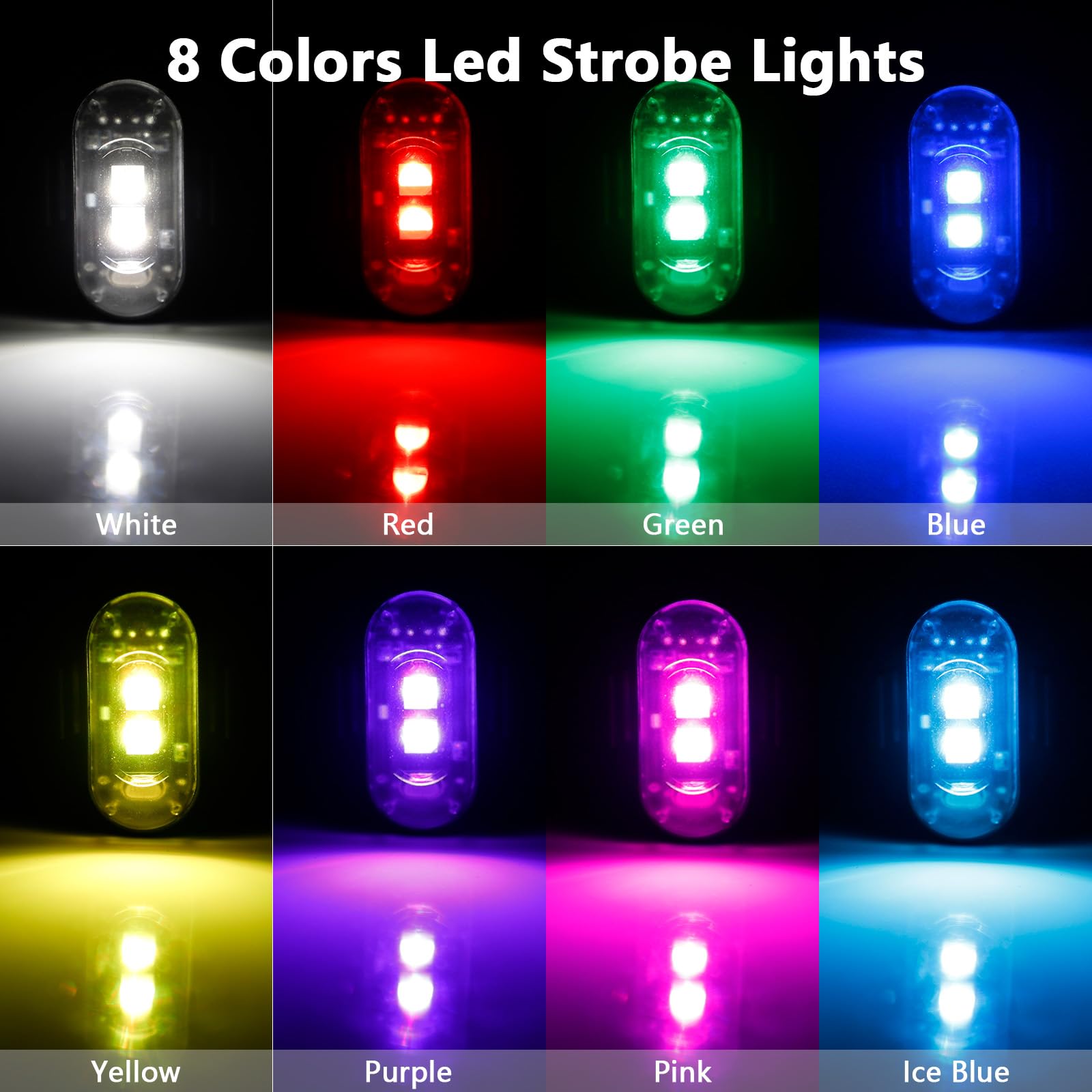 4 Pcs Led Strobe Lights with R - огляд і ціна Drone Strobe Light