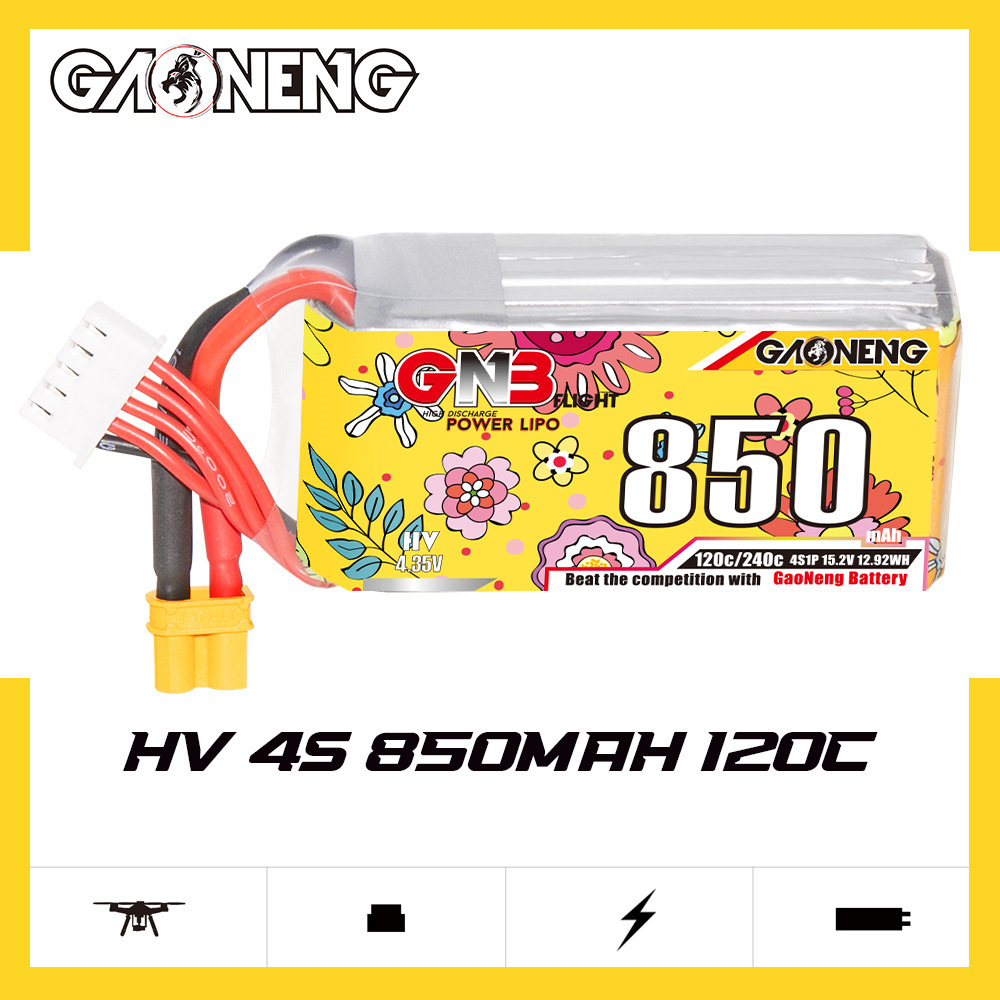 Upgraded GNB 4S 15.2V 850mAh L - огляд і ціна Drone Power Bank